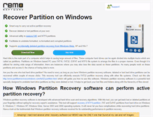 Tablet Screenshot of partitionrecoverywindows.com